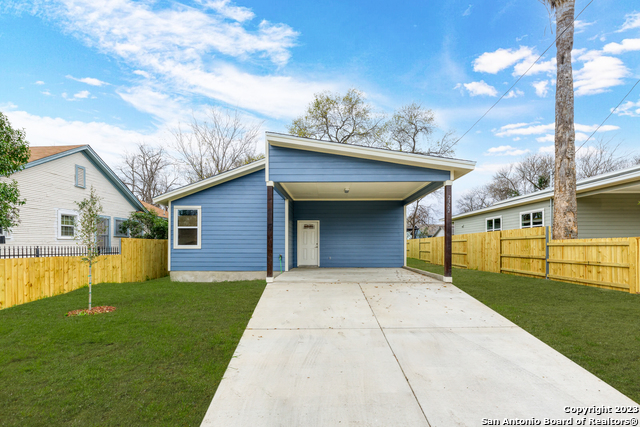 Exterior Blue House